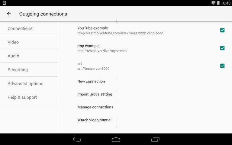 Larix Broadcaster: Live Stream для Android — скриншот 5