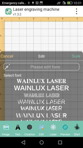 Laser engraving machine для Android — скриншот 2