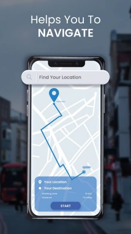 Живой просмотр улиц – GPSкарта для Android — скриншот 3