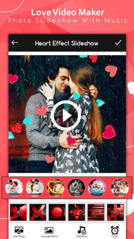 Love Video Maker : Slideshow для Android — скриншот 5