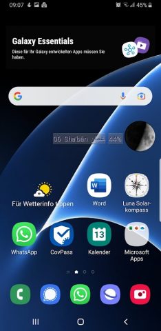 Лунный солнечный календарь для Android — скриншот 1