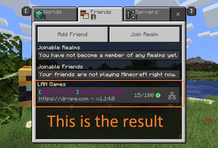 MC LAN Proxy (Trial) — Servers для Android — скриншот 3