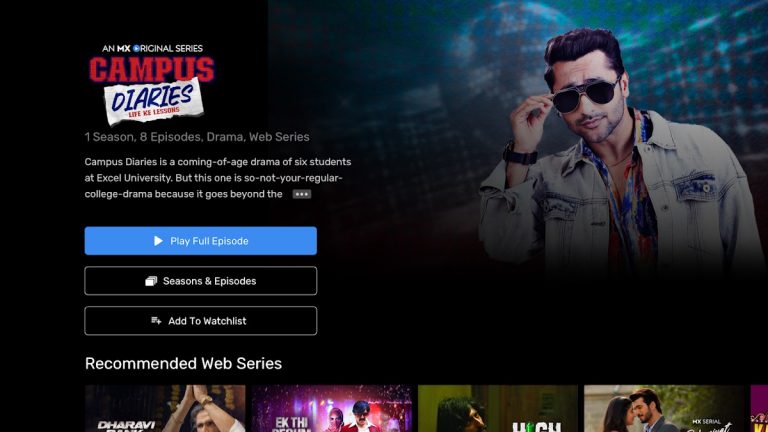 MX Player TV для Android — скриншот 3