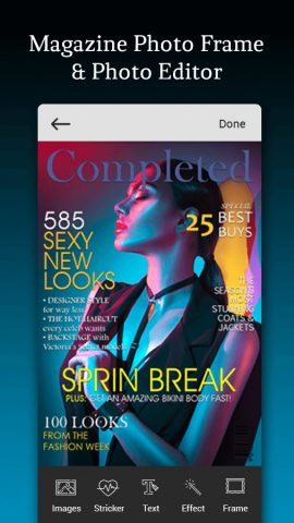 Magazine Photo Editor Frames для Android — скриншот 3