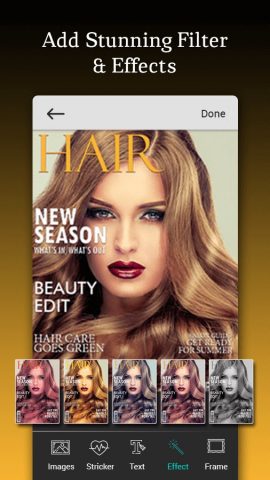 Magazine Photo Editor Frames для Android — скриншот 4