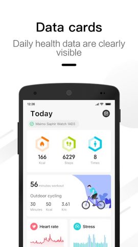 Maimo Fit для Android — скриншот 1