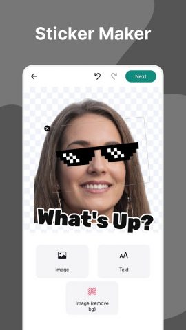 Создать стикеры для Телеграм для Android — скриншот 1