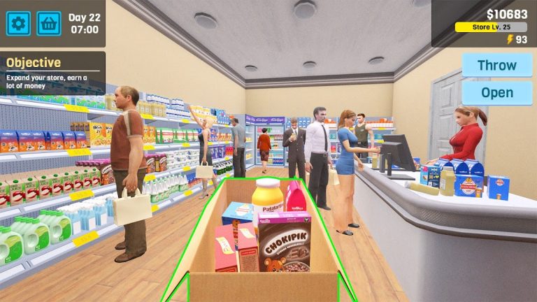 Manage Supermarket Simulator для Android — скриншот 1