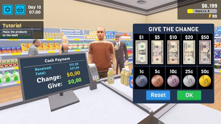 Manage Supermarket Simulator для Android — скриншот 3