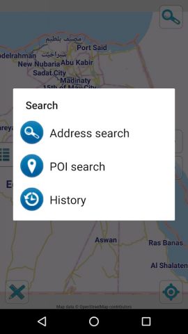 Карта Египет офлайн для Android — скриншот 2