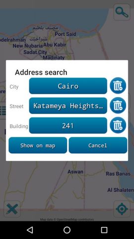 Карта Египет офлайн для Android — скриншот 3