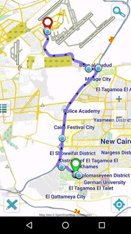 Карта Египет офлайн для Android — скриншот 5