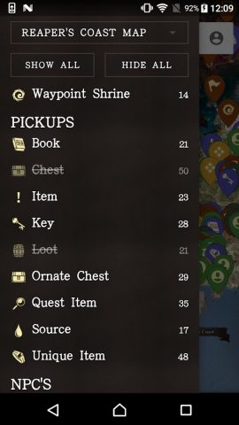 MapGenie: Divinity: OS 2 Map для Android — скриншот 2