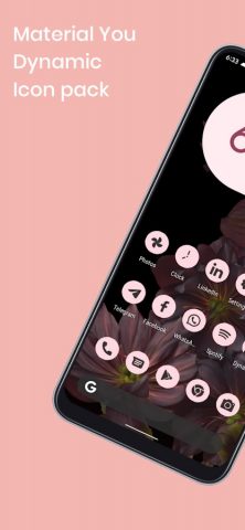 Material You Dynamic Icon pack для Android — скриншот 1