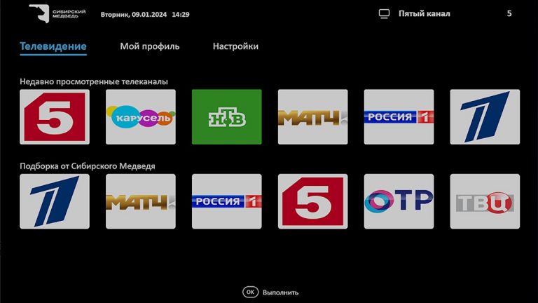 Медведь ТВ для Android — скриншот 5