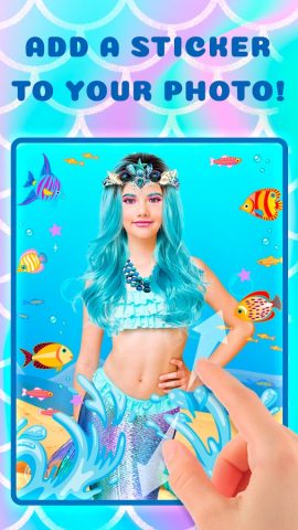 Русалка Фоторедактор для Детей для Android — скриншот 1