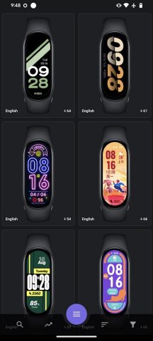 Циферблаты Mi Band 8 для Android — скриншот 2
