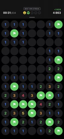 Mines — головоломка про мины для iOS — скриншот 2