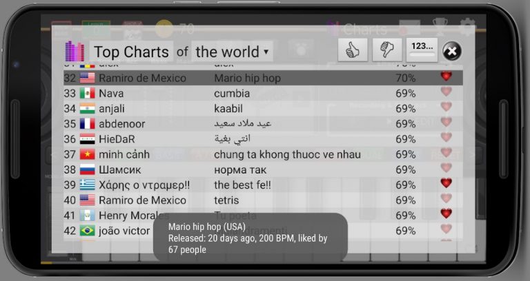 Music Keyboard для Android — скриншот 4