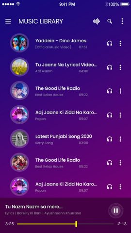 Music Player for Galaxy для Android — скриншот 4