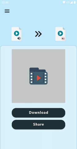 Mute Video Remove Audio для Android — скриншот 1