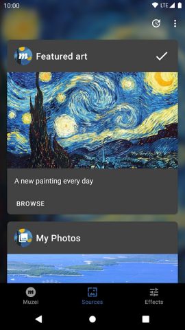 Muzei Live Wallpaper — скриншот 4