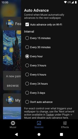 Muzei Live Wallpaper — скриншот 5
