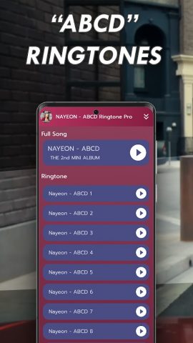 NAYEON — «ABCD» Ringtone Pro для Android — скриншот 2