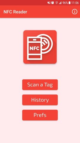 NFC Reader для Android — скриншот 1