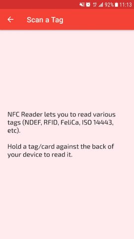 NFC Reader для Android — скриншот 2