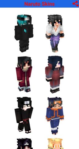 Naruto skins for minecraft для Android — скриншот 1