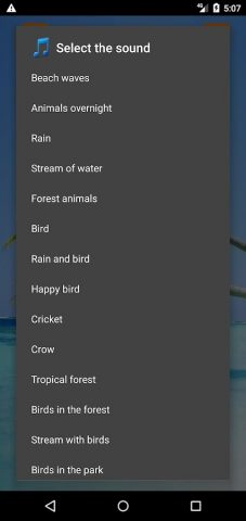 Звуки природы для сна для Android — скриншот 4