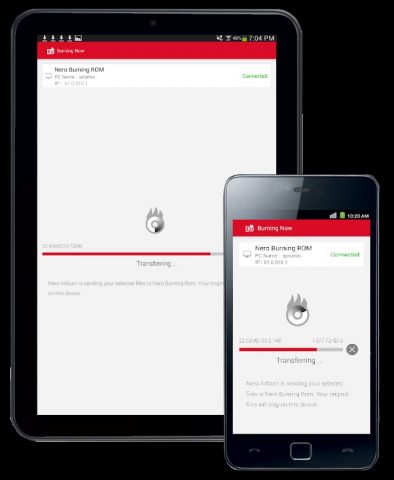 Nero AirBurn для Android — скриншот 1