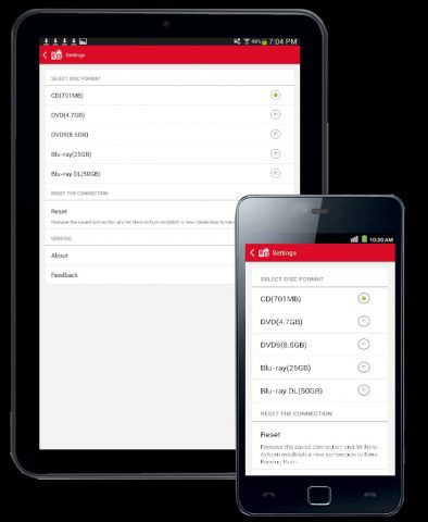 Nero AirBurn для Android — скриншот 4