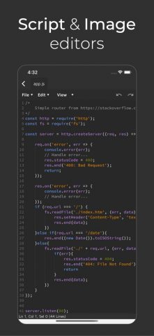 Node.js Lab для iOS — скриншот 4