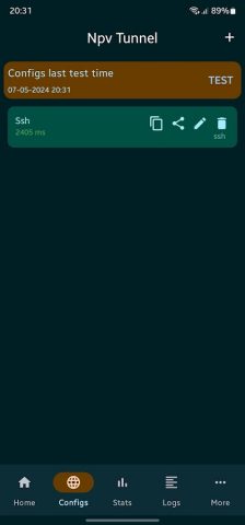 Npv Tunnel V2ray/SSH для Android — скриншот 2