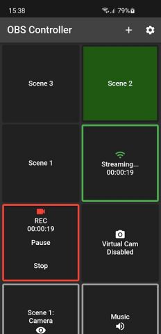 OBS Controller для Android — скриншот 1