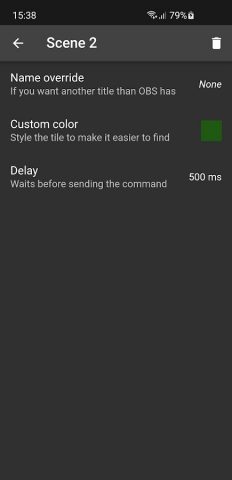 OBS Controller для Android — скриншот 5