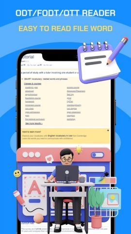 Odt,Ott,Ods,Ots,Odp,Otp Reader для Android — скриншот 2