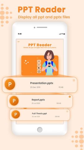 PPT Viewer: читает PPTX для Android — скриншот 1