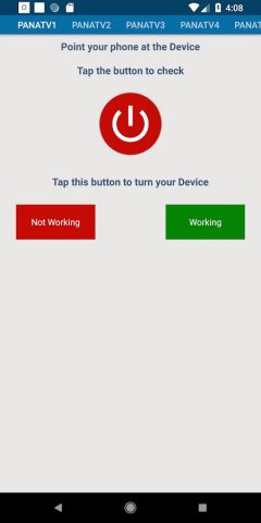 Panasonic Universal Remote для Android — скриншот 3