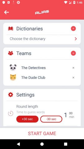 Alias — игра в слова для Android — скриншот 2