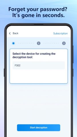 PassFab 4Winkey(Android) для Android — скриншот 2