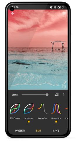 Photo Curves — Цветокоррекция для Android — скриншот 1