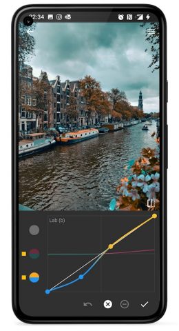 Photo Curves — Цветокоррекция для Android — скриншот 4