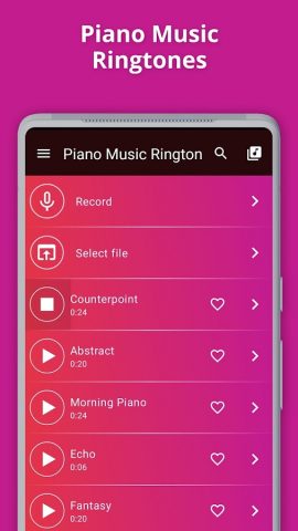 Рингтоны на Звонок Пианино для Android — скриншот 1