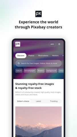 Pixabay для Android — скриншот 1