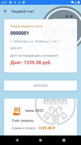 Платежи Чувашии для Android — скриншот 4