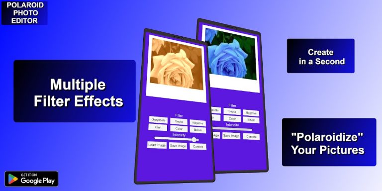 Polaroid Vintage Photo Editor для Android — скриншот 2