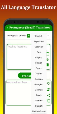 P Translator для Android — скриншот 3